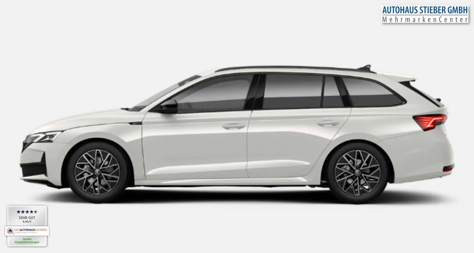 Skoda Octavia Combi eTSI DSG Sportl FL Matrix vEHK ACC 110 kW... Weiß - 2