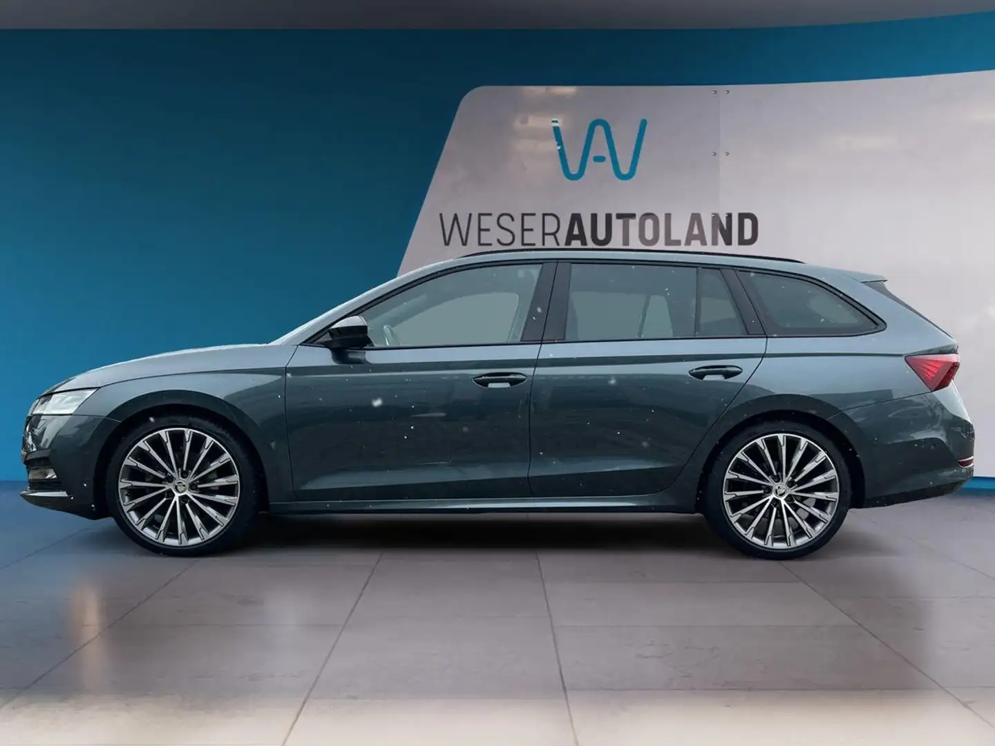 Skoda Octavia 2.0 TDI DSG Style 4x4 SPORTSITZE AHK HUD Grau - 2