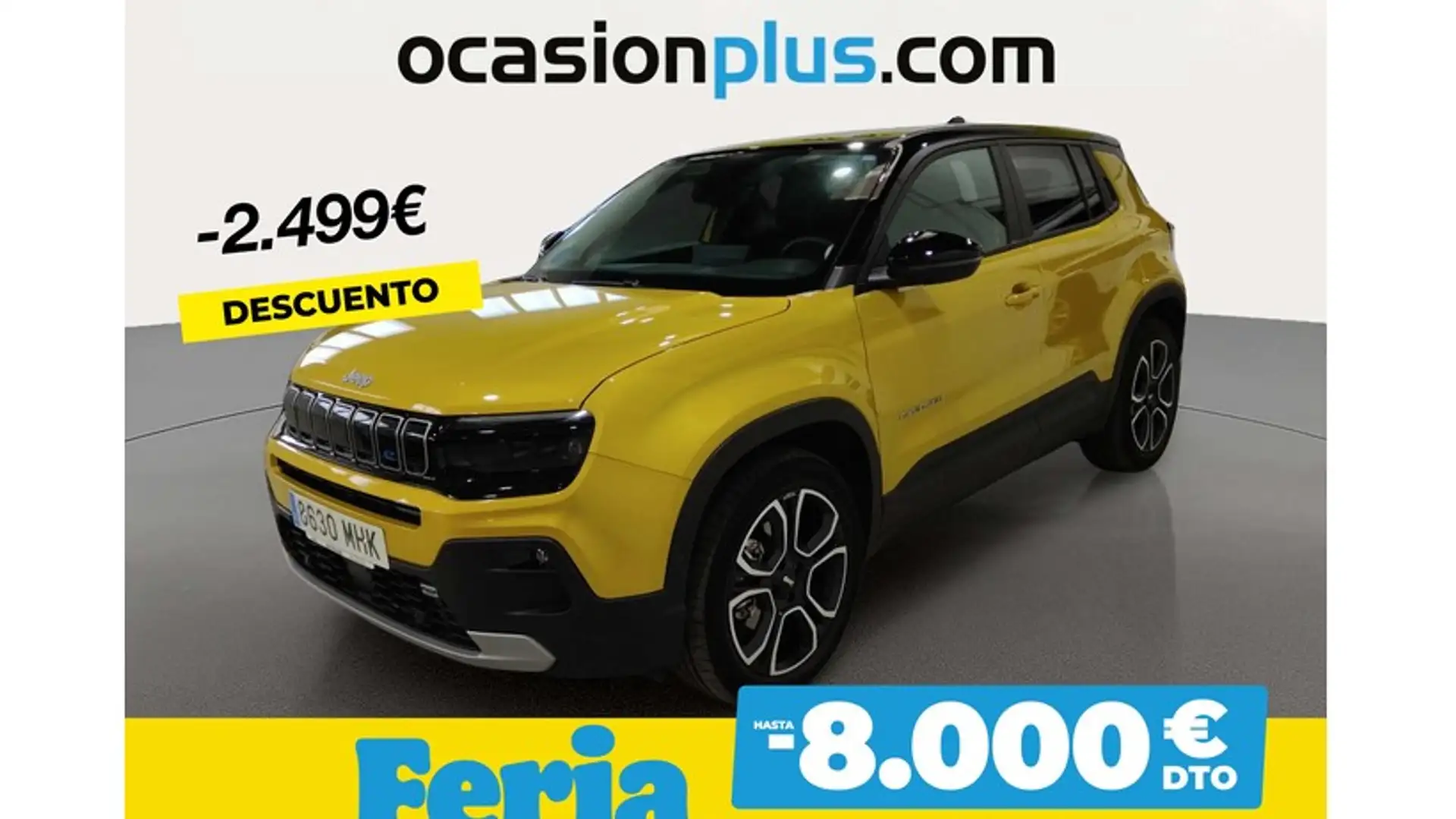 Jeep Avenger BEV Summit 115KW 54Kwh Jaune - 1