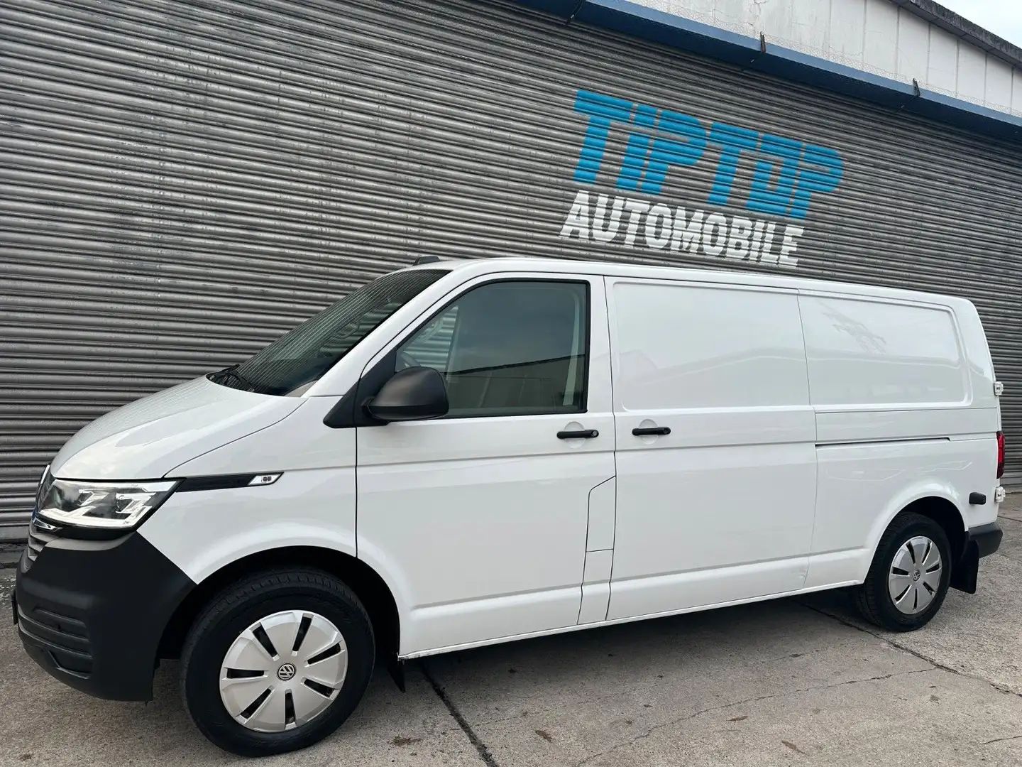 Volkswagen T6 Transporter T6.1 Transpo lang*2xSCHIEBETÜR*AHK*NAVI*LED*DSG* Blanc - 1