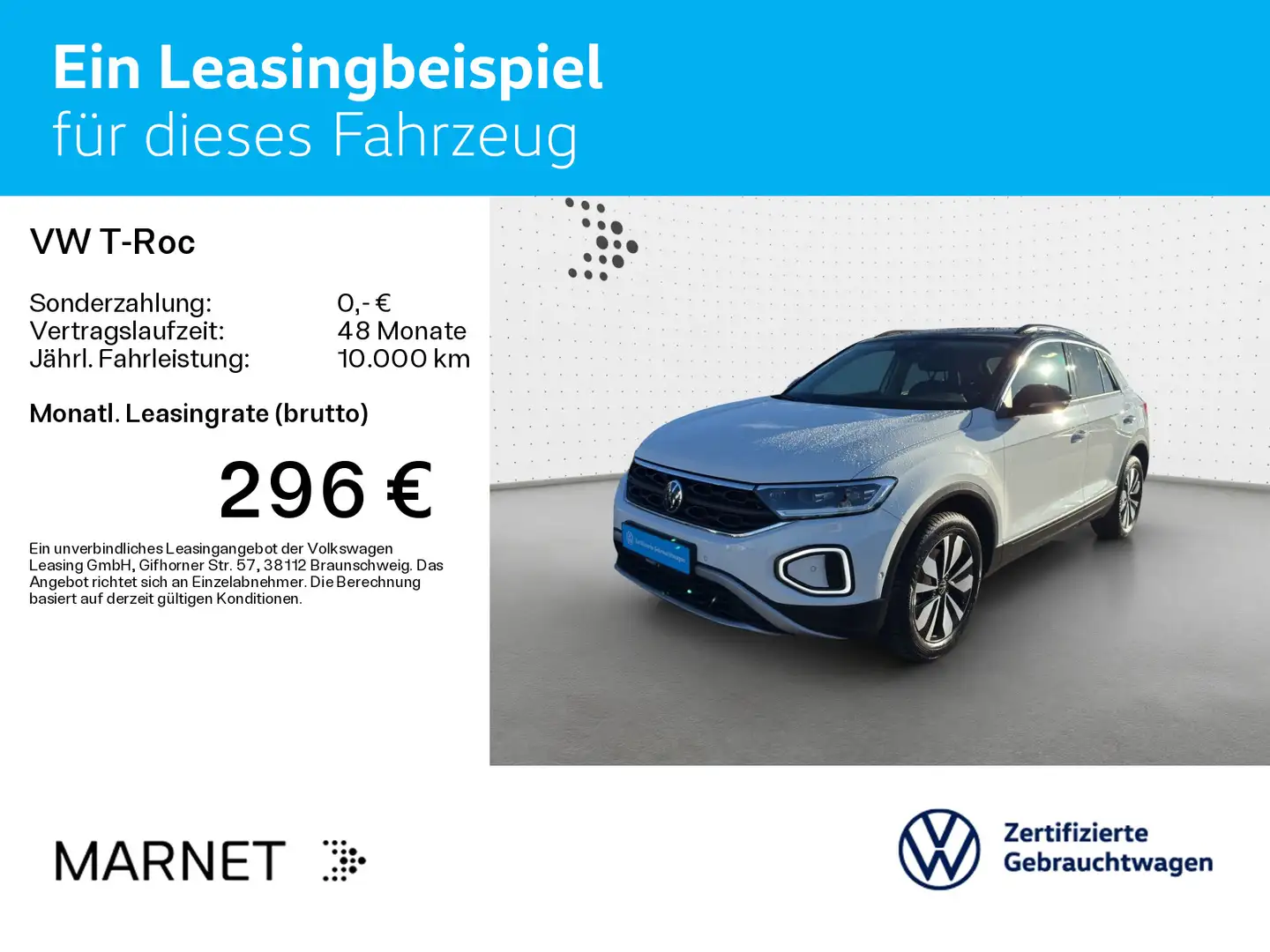 Volkswagen T-Roc 2.0 TDI DSG GOAL*LED*AHK*DIGITAL*NAVI*KAME Weiß - 2