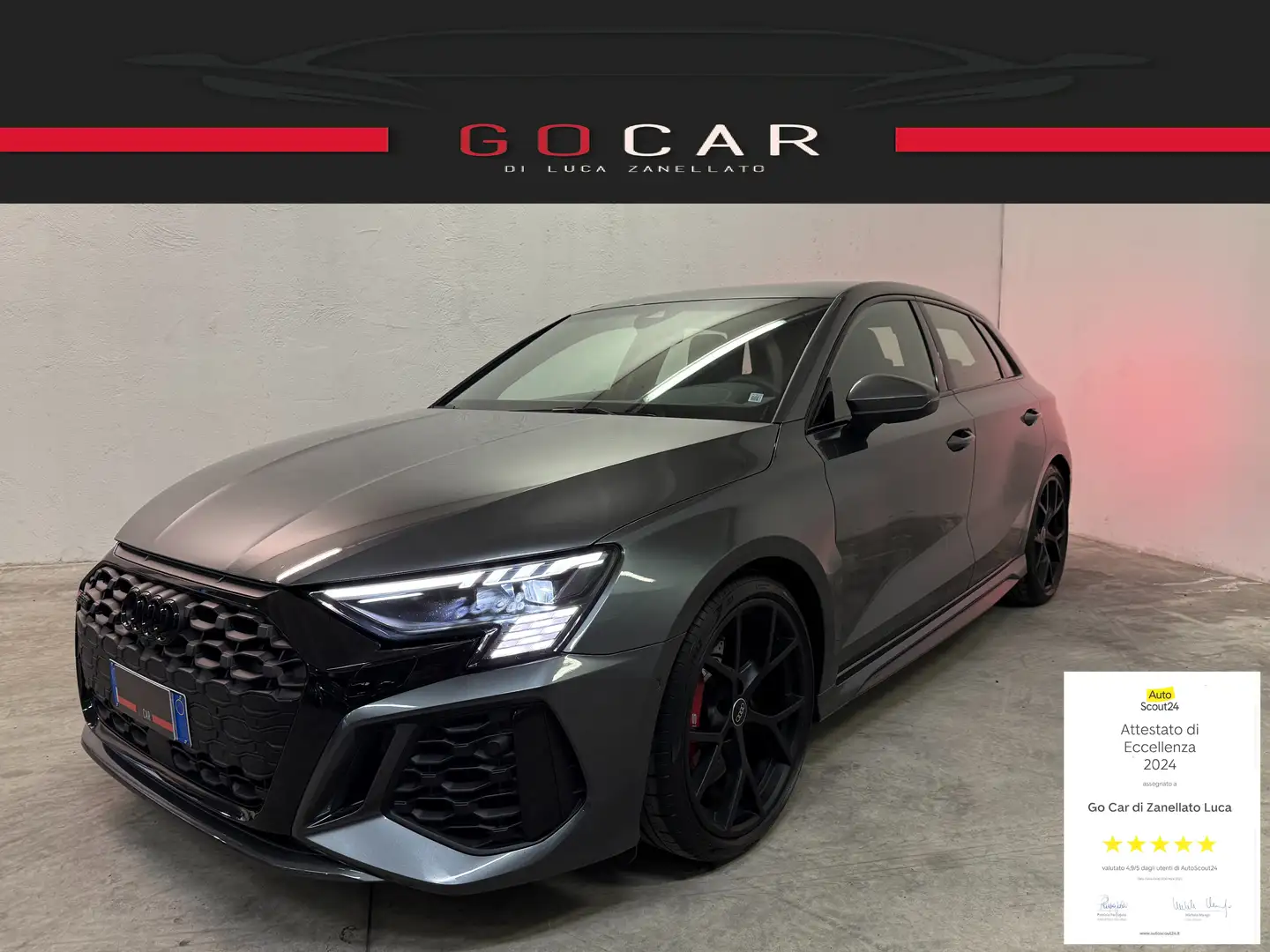 Audi RS3 Sportback Tfsi Quattro S-Tronic ITALIANA GARANZIA Gris - 1