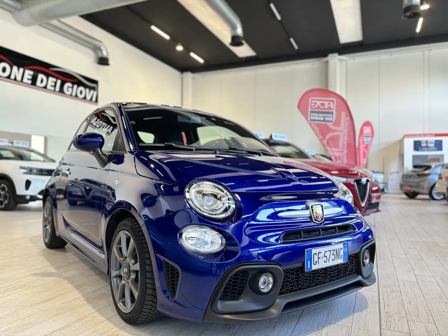 Abarth 595 1.4 T-JET AZIENDALE UFFICIALE STELLANTIS KM CERT. Blu/Azzurro - 2