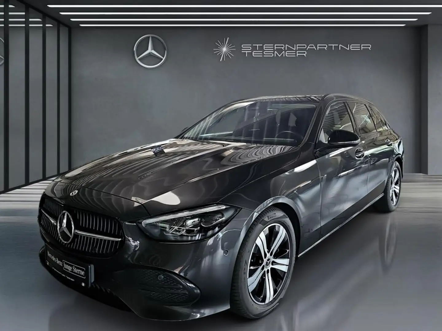 Mercedes-Benz C 220 d T AVANTGARDE+KAM+LED+DIST+AMBI+NIGHT+AHK Grijs - 2