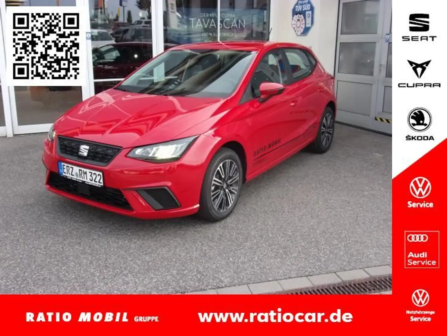SEAT Ibiza IBIZA STYLE EDITION 1.0 TSI SITZHEIZ. EINPARKH. Rojo - 1