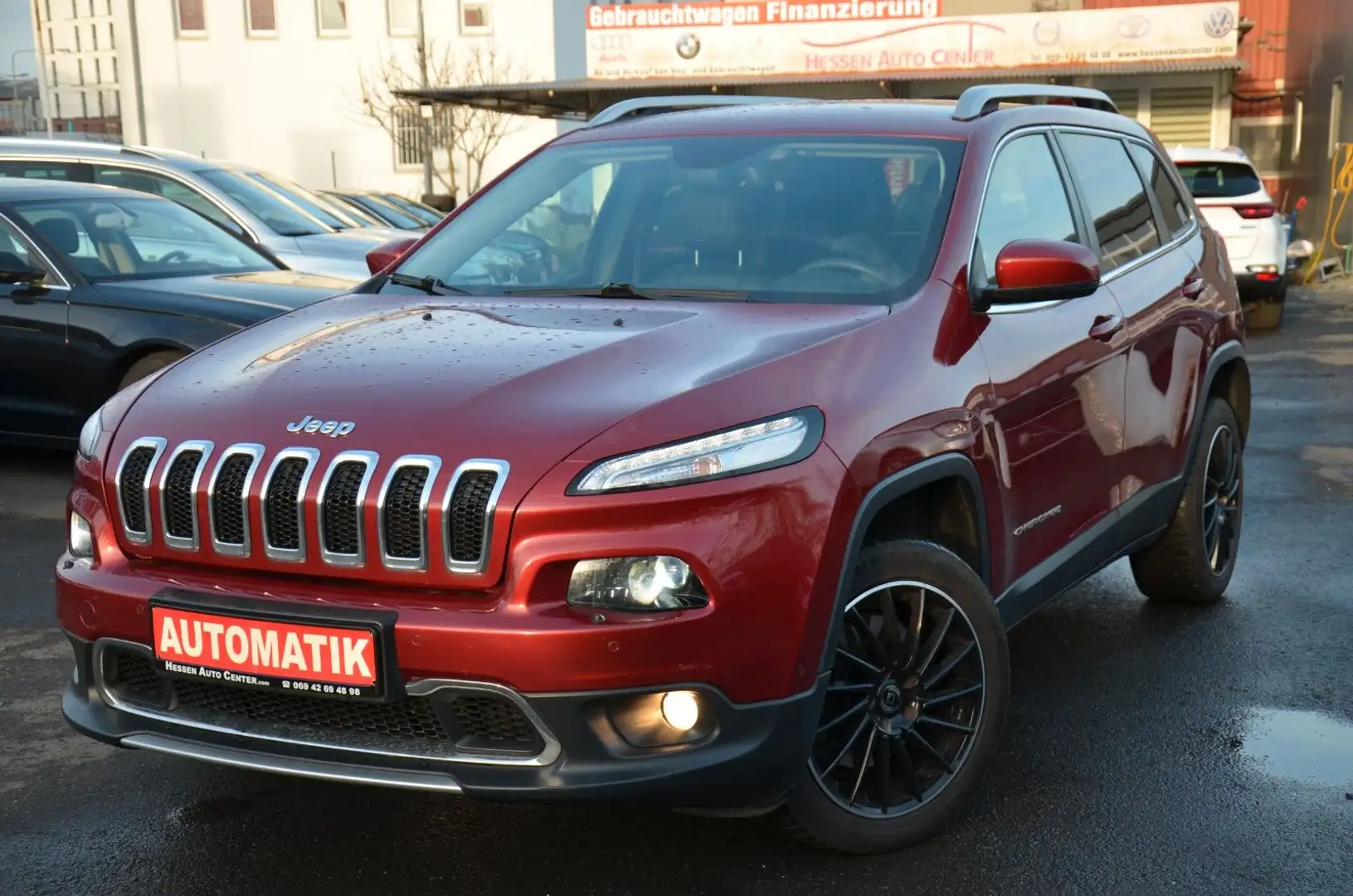Jeep Cherokee Limited4WD*Autom.*Kamera*Navi*RDC*MFL Rouge - 1