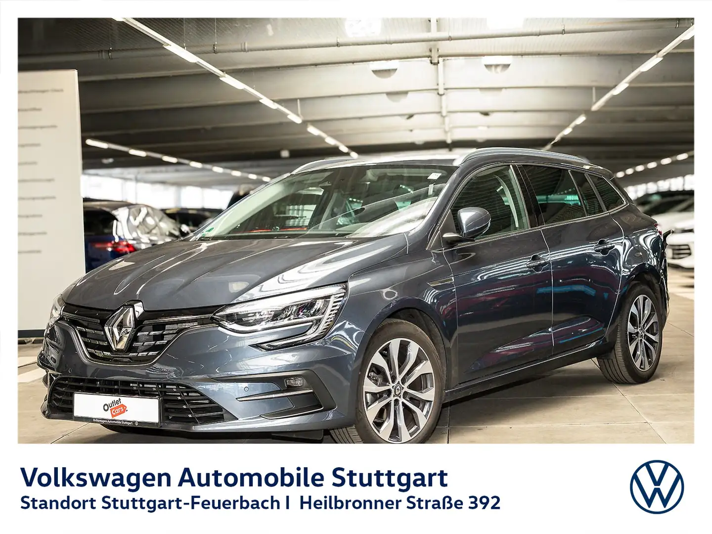 Renault Megane 1.3 TCe 140 Grandtour Intens Navi Grau - 2