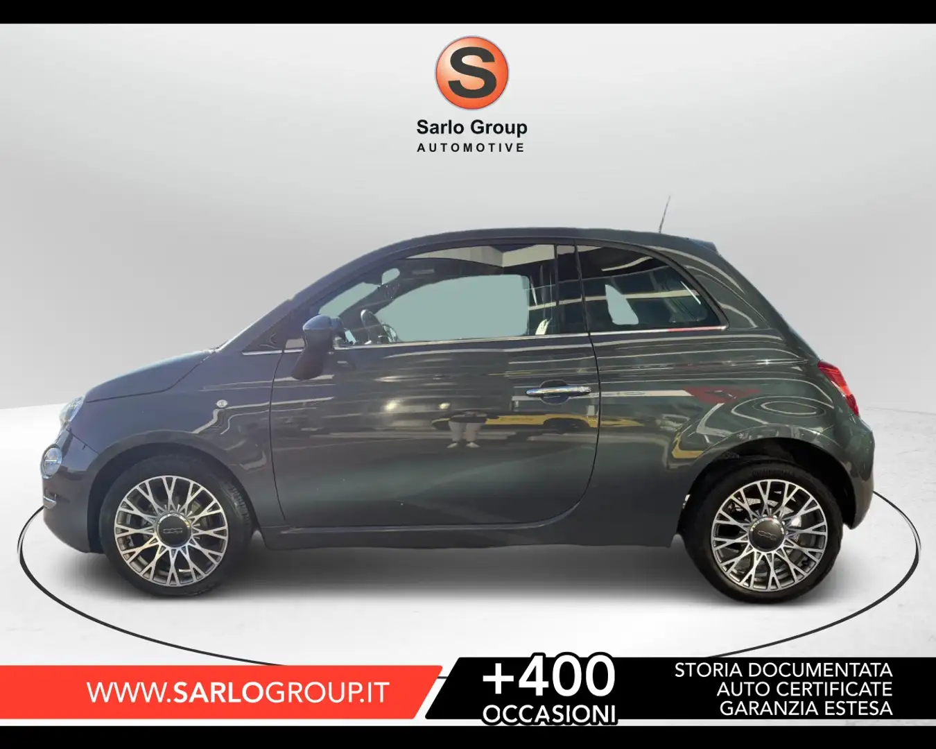 Fiat 500C C 1.0 FireFly Hybrid Star Šedá - 2