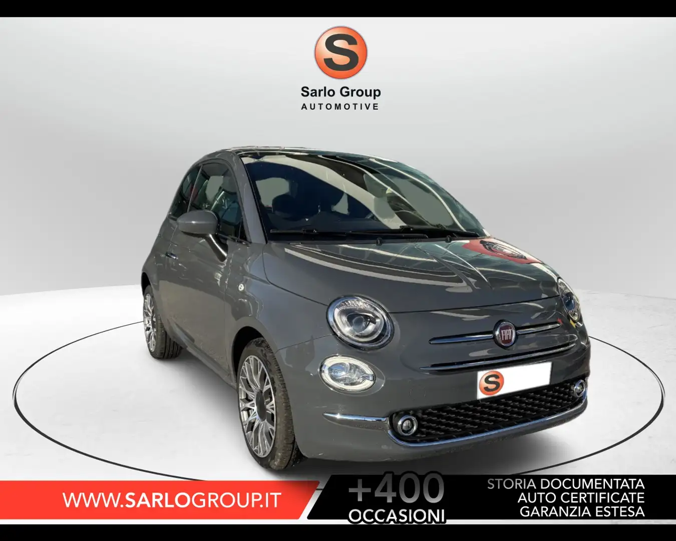 Fiat 500C C 1.0 FireFly Hybrid Star Šedá - 1