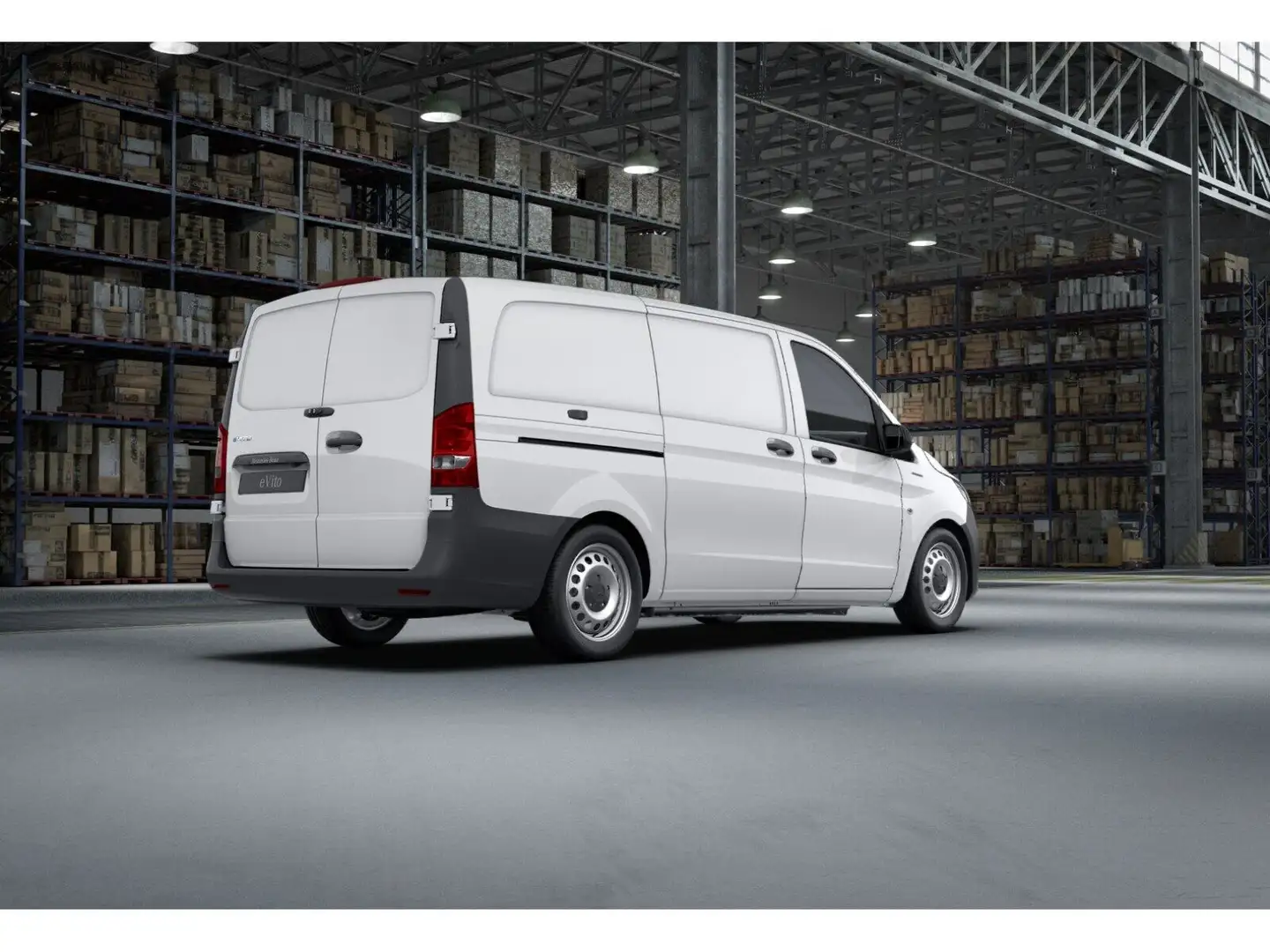 Mercedes-Benz Vito e 112 KASTEN, LANG - LONG-RANGE 60 kWh, Weiß - 2