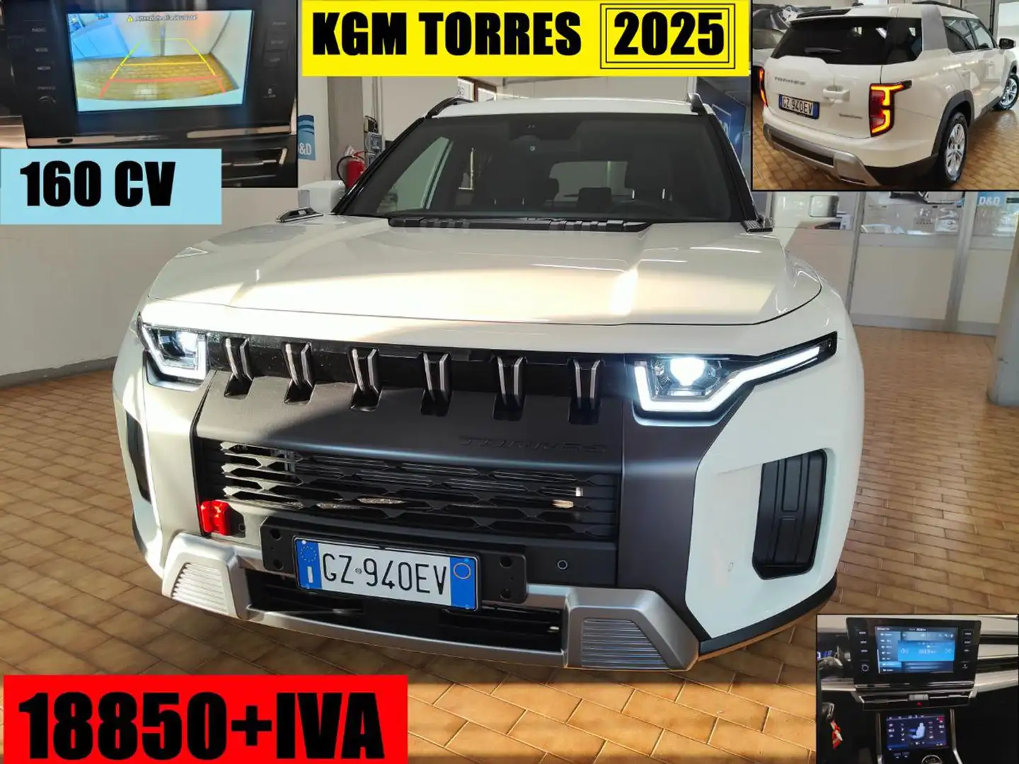 KGM Torres 2025 TURBO BENZINA DA 160 CV Blanco - 1