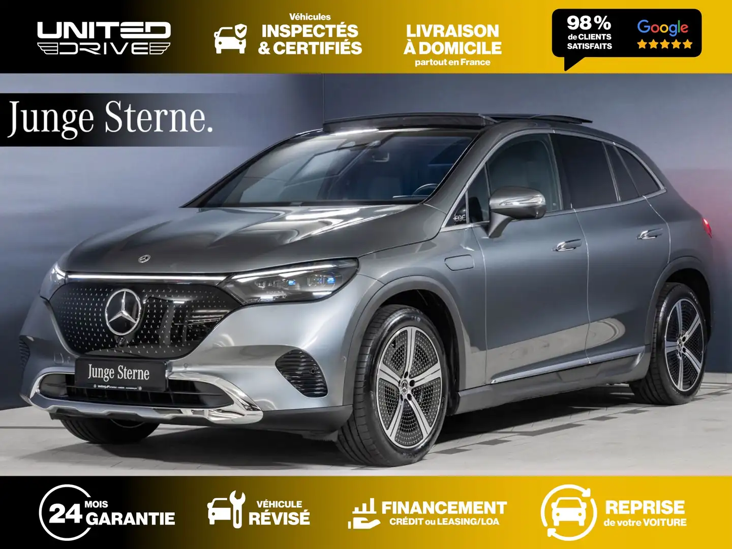Mercedes-Benz EQE 350 + Electric Art 292CV Gris - 1