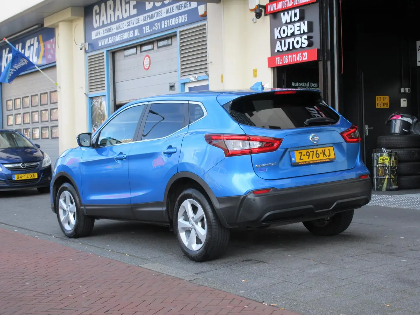 Nissan Qashqai 1.2 Acenta Navi Clima PDC Stoelverwarming Blauw - 2