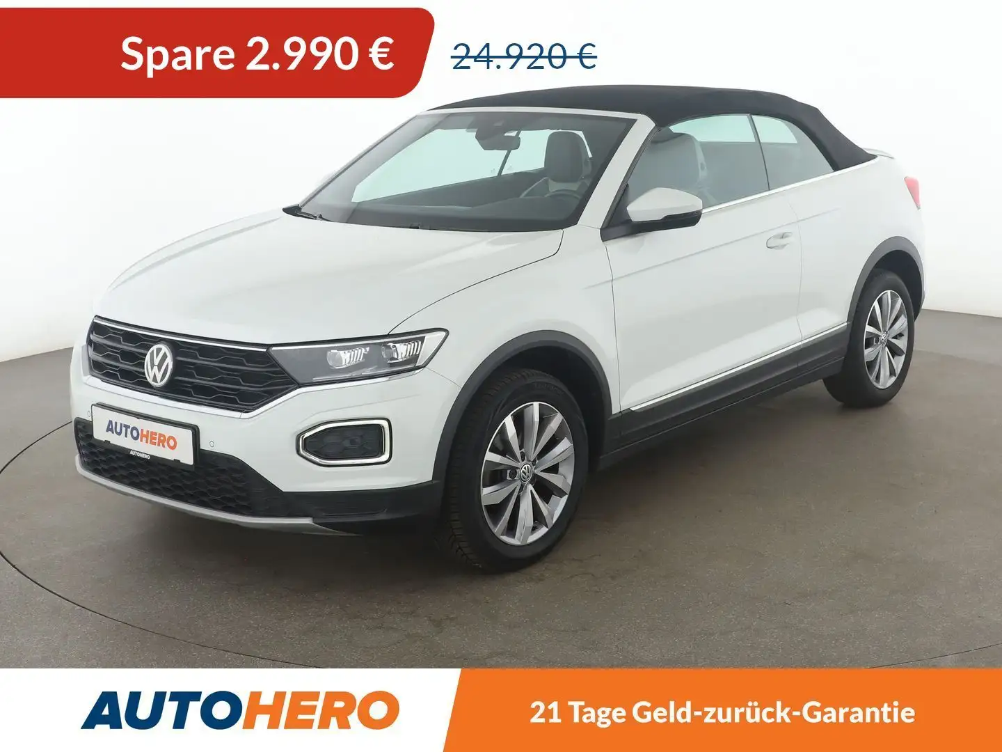 Volkswagen T-Roc 1.5 TSI ACT Style Aut.*NAVI*LED*ACC*PDC*KLIMA* Weiß - 1