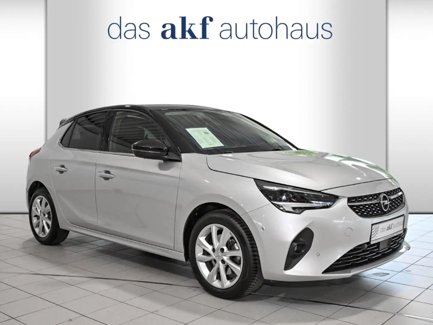 Opel Corsa F 1.2 Turbo Elegance Aut.-Multimedia Navi*Kamera*L Argent - 2