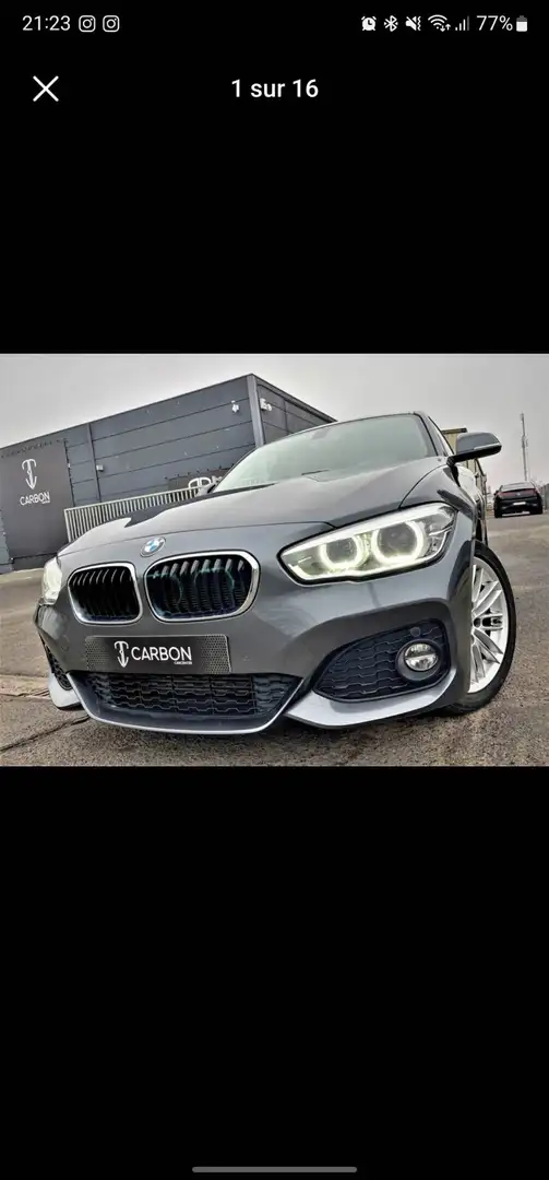 BMW 116 d AdBlue (EU6c) pack M +cuir chauffant - 1