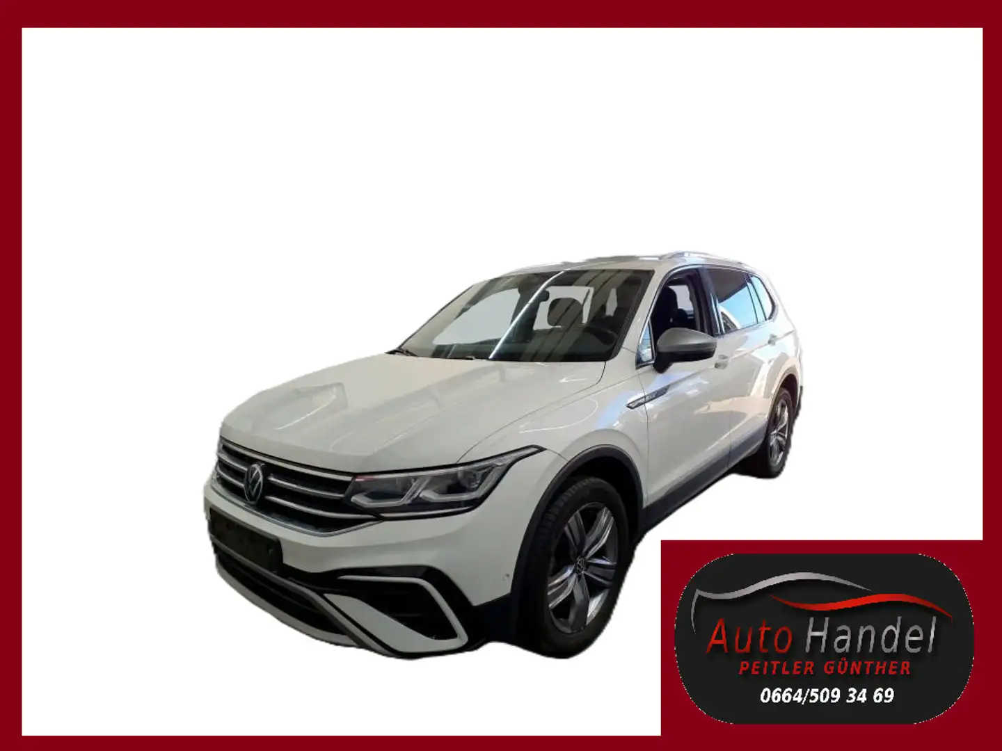 Volkswagen Tiguan Allspace Tiguan 2,0 TDI DSG 4Motion Allspace+NAVI+ Weiß - 1