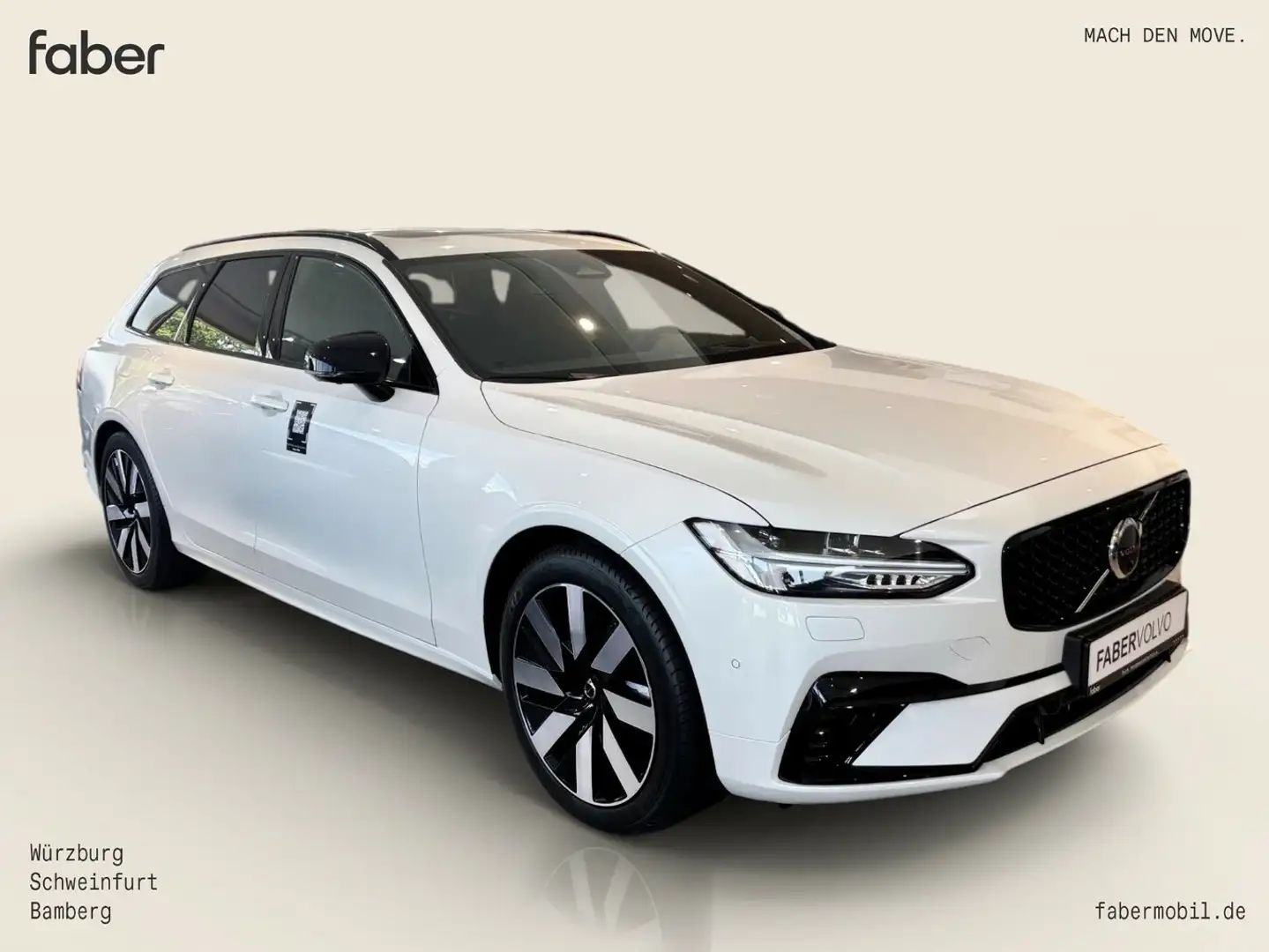 Volvo V90 T6 AWD Recharge Ultra Dark Fehér - 2