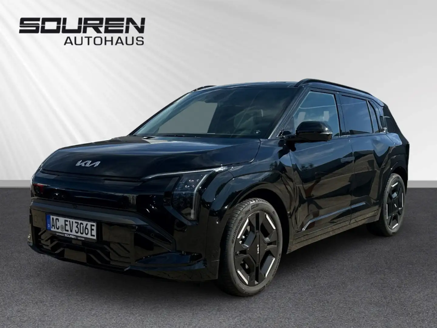 Kia EV3 GT-line 81,4 KWH WÄRMPEPUMPE + LEDER + GALSDACH+ S Schwarz - 1