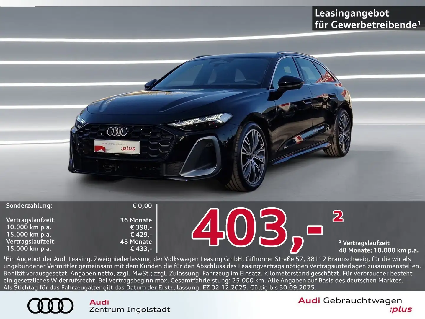 Audi A5 Avant TDI 2x S line MATRIX Tech pro ACC B&O Schwarz - 1