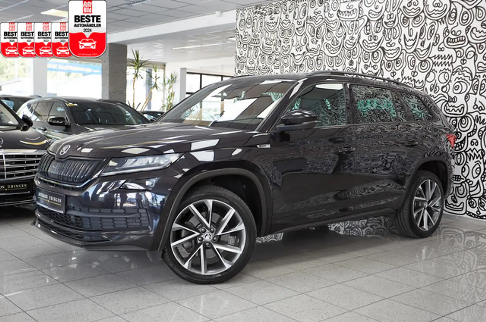 Skoda Kodiaq 4x4 SPORTLINE*DSG*PANO*VIRTUAL*ACC*DCC*20 Zwart - 1