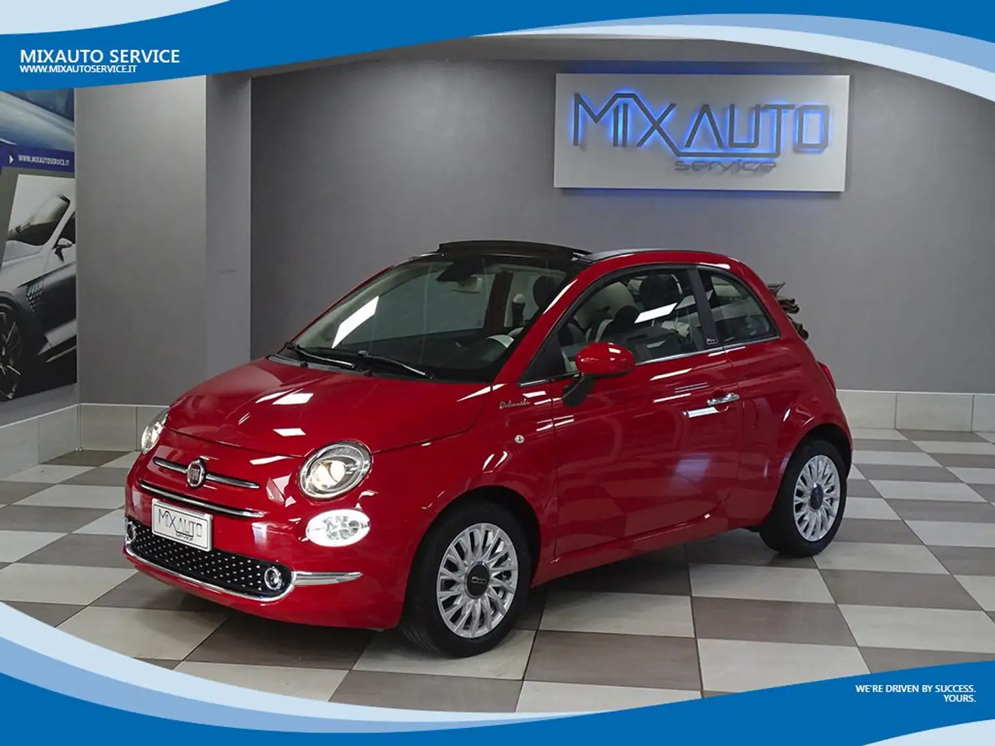 Fiat 500C Hybrid 1.0 70cv Dolcevita EU6 Червоний - 1