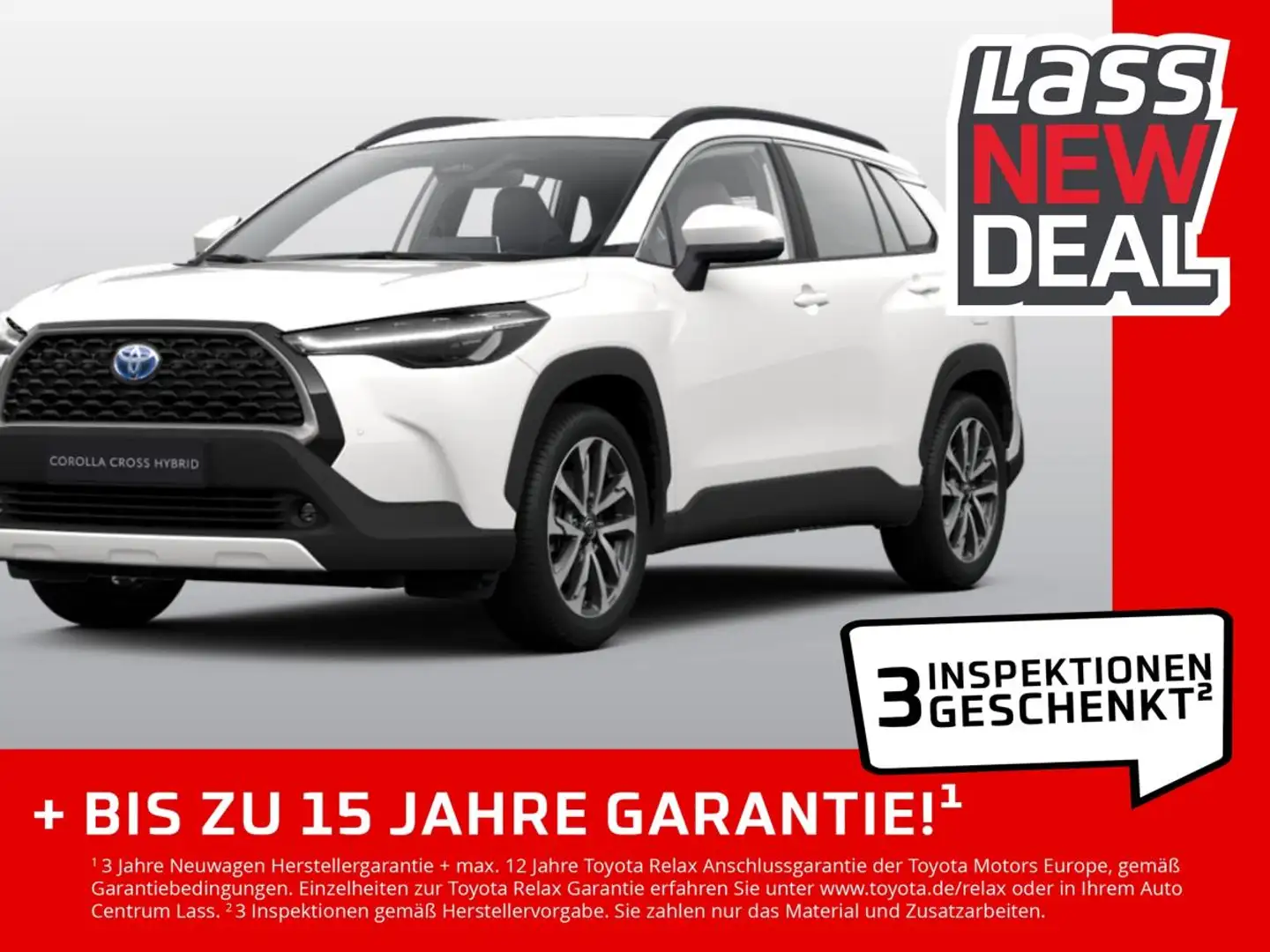 Toyota Corolla Cross Teamplayer +LED+18Alu+1,99% Weiß - 1