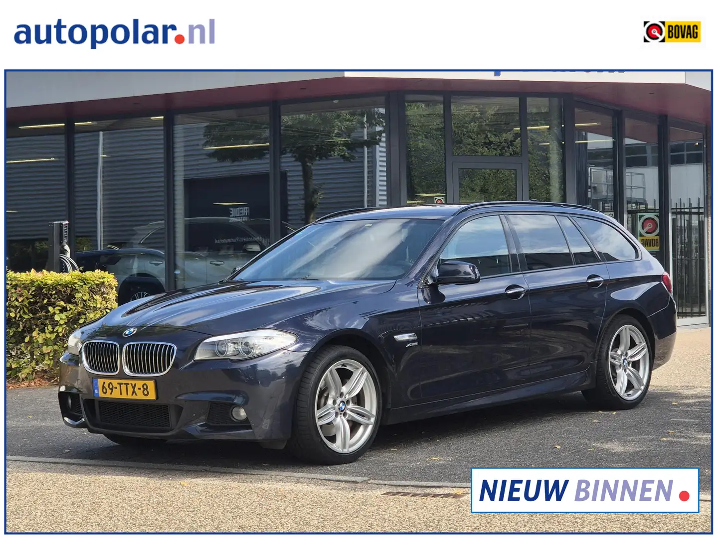 BMW 528 5-serie Touring 528xi High Executive Trekhaak/Lede Blau - 1