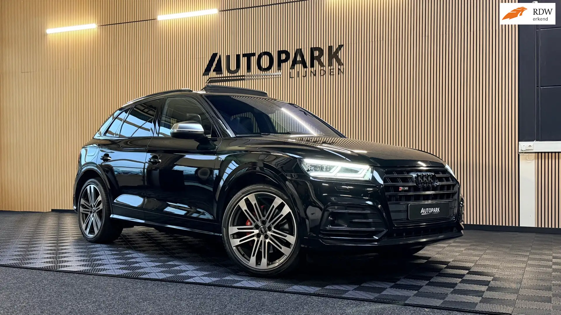 Audi SQ5 3.0 TFSI SQ5 quattro PANO|B&O|KEYLESS|LUCHTVERING| Zwart - 1