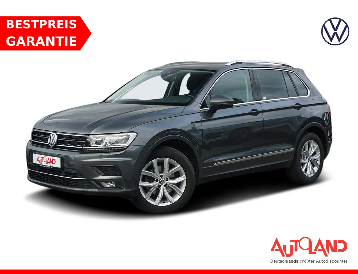 Volkswagen Tiguan 1.5 TSI Highline LED Navi ACC Sitzheizung Grijs - 1