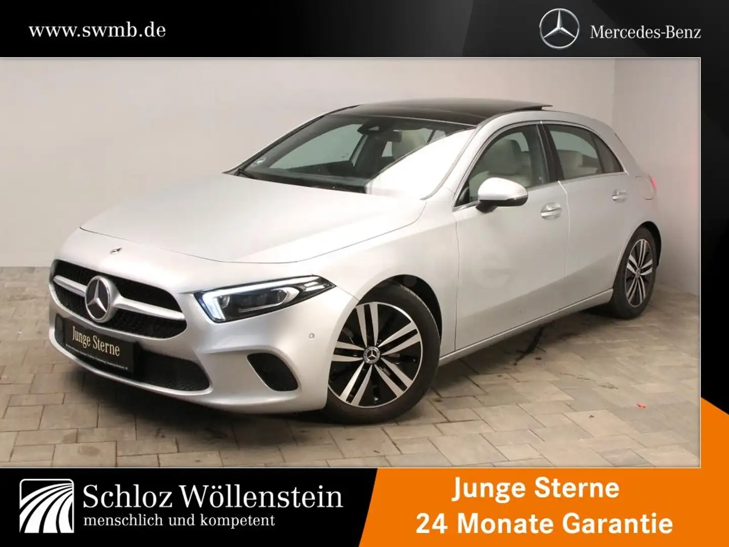 Mercedes-Benz A 220 d Progressive/MULTIBEAM/PanoD/KeylessGO/EDW Silber - 1