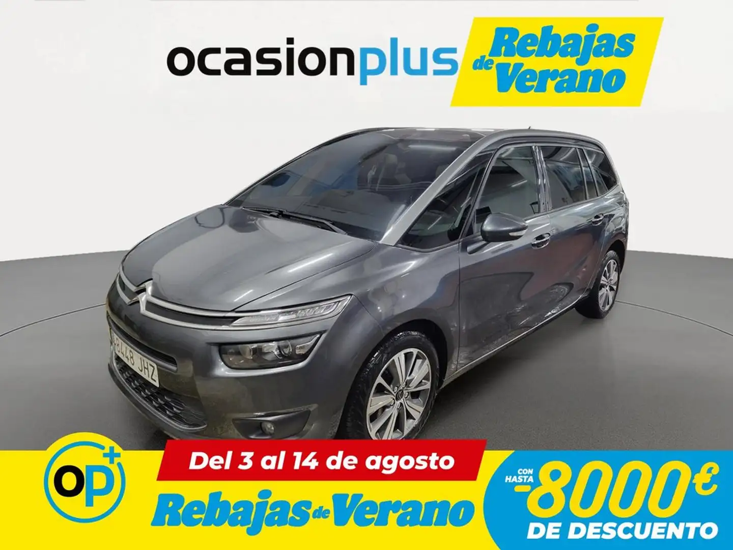 Citroen C4 Picasso 1.6THP S&S Intensive Plus 165 Aut. Gris - 1