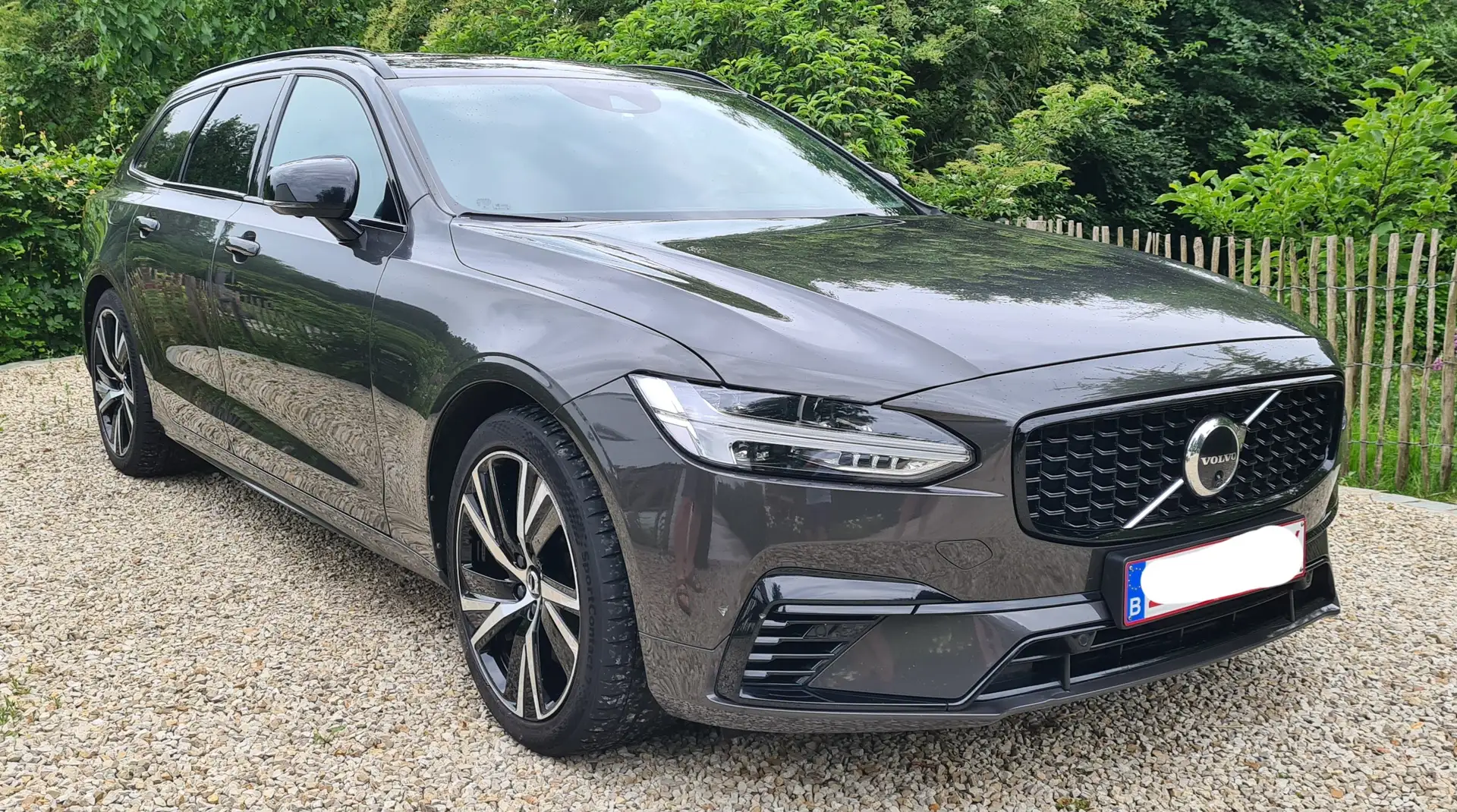 Volvo V90 V90 2.0 T6 AWD PHEV R-Design Geartronic Gris - 1