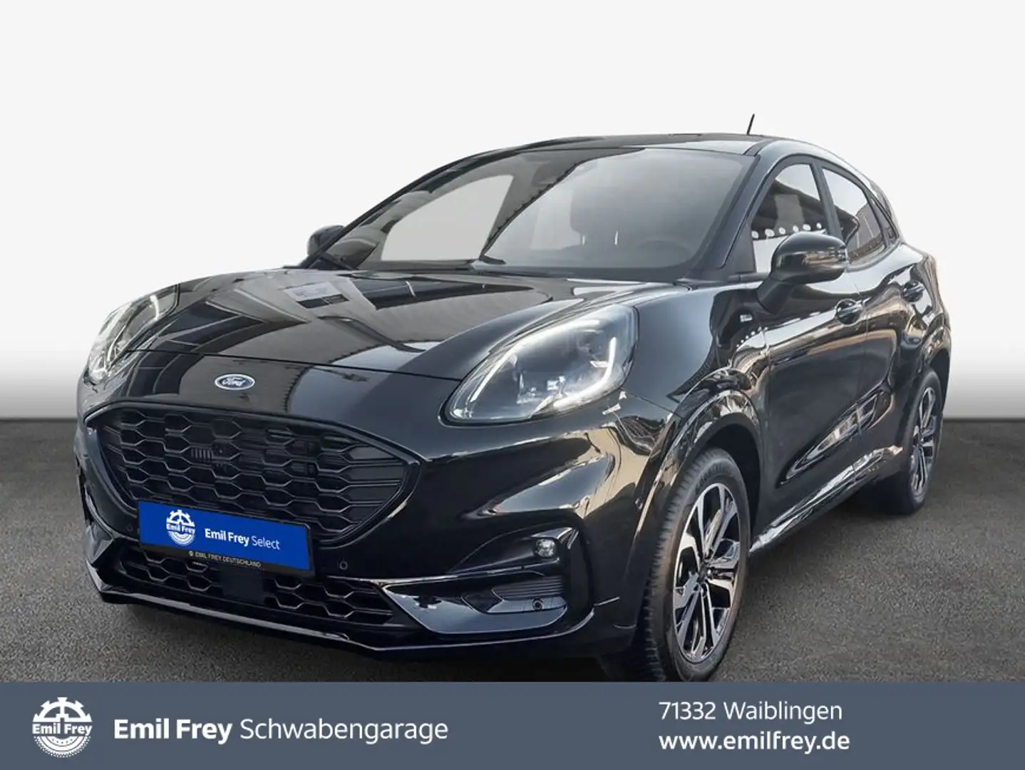 Ford Puma 1.0 EcoBoost Hybrid Aut. ST-LINE *LED/ACC* Zwart - 1