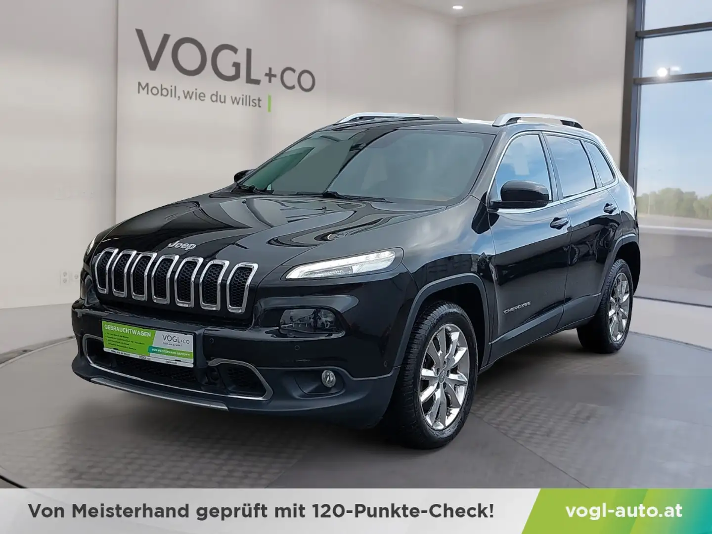 Jeep Cherokee 2,0 MutliJet II AWD Limited Aut. Schwarz - 1