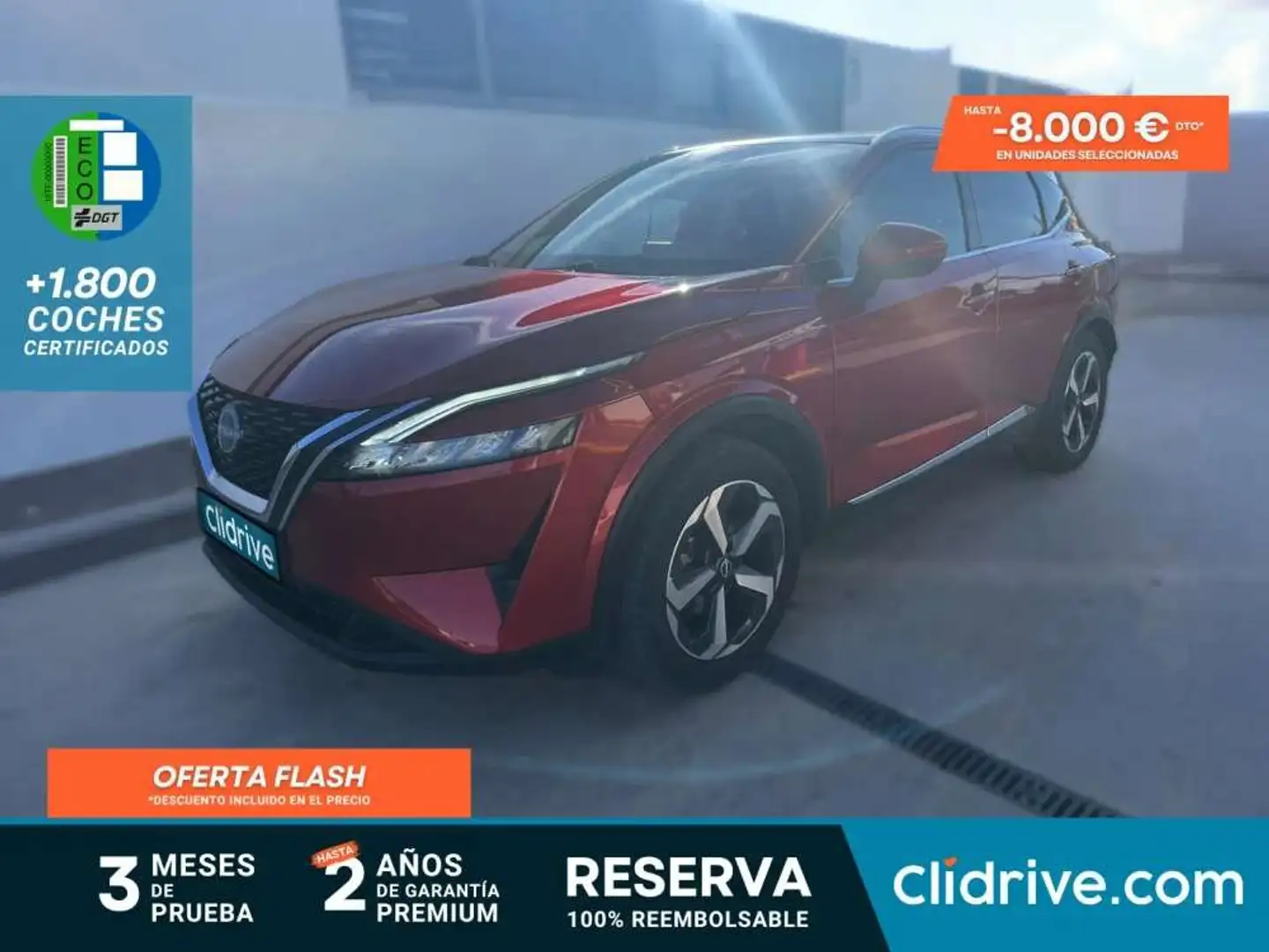 Nissan Qashqai DIG-T 103kW N-Connecta Rojo - 1