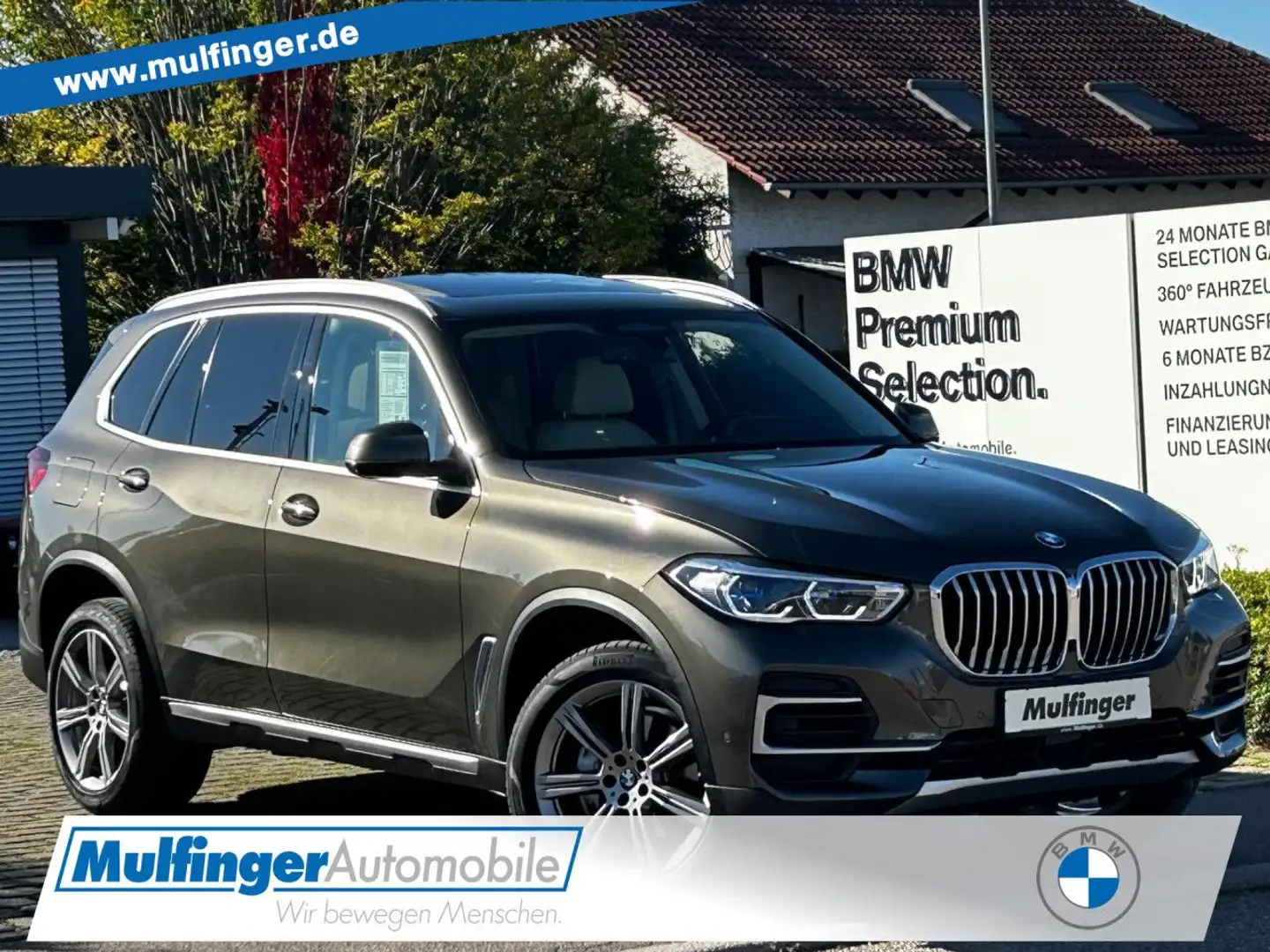 BMW X5 x40i IntAktLenk.PanoD.SurView.ACC Laser 20" HUD Grau - 1