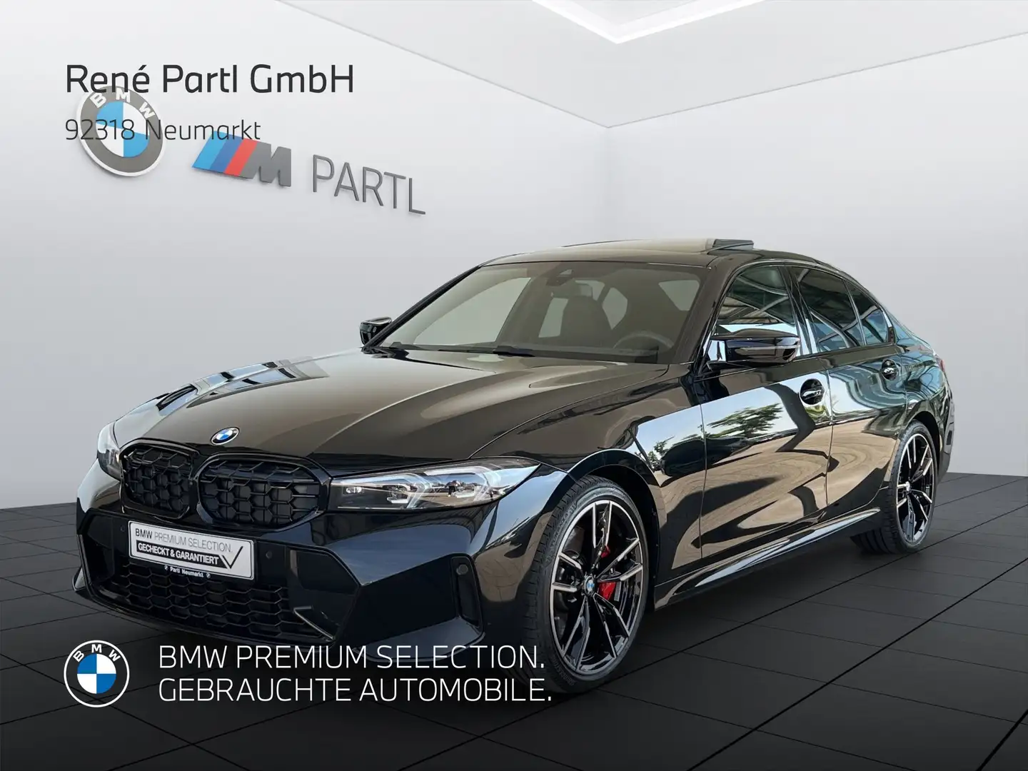 BMW 340 M340d xDrive Limousine M-Sport-Pro NAVI adapLED  3 Noir - 1