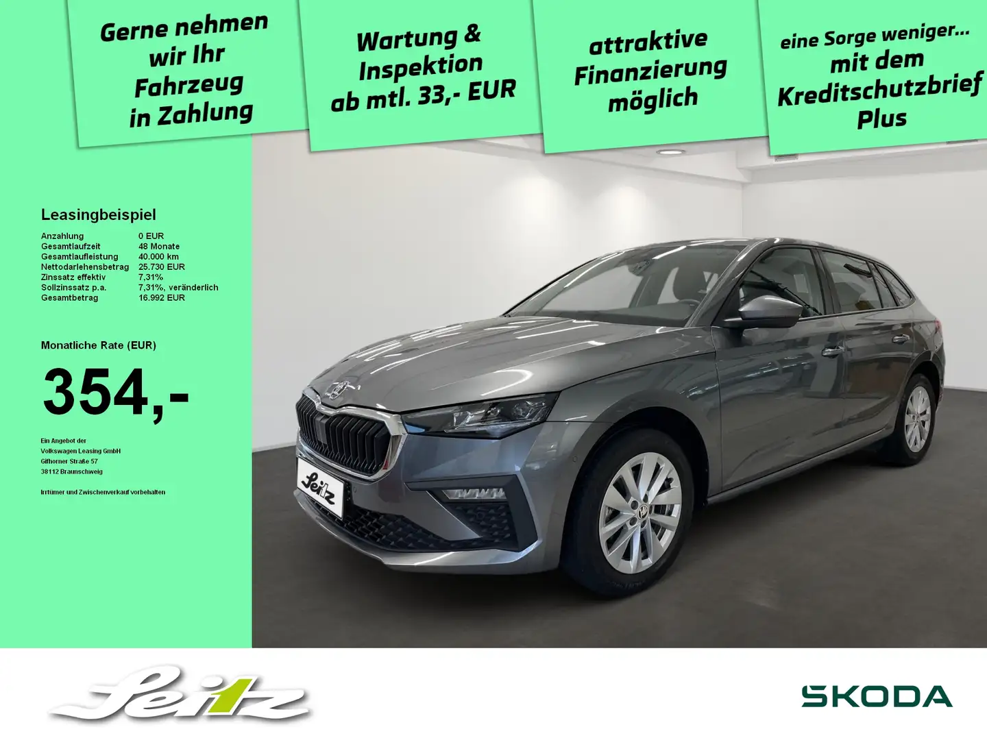 Skoda Scala 1.0 TSI Selection *NAVI*KAMERA*MATRIX*SITZH* Gris - 1