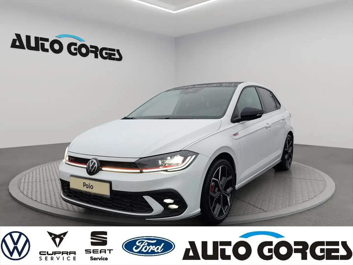Volkswagen Polo GTI 2,0 l TSI DSG +SOFORT+ROOF-PACK-BLACK+ Wit - 1