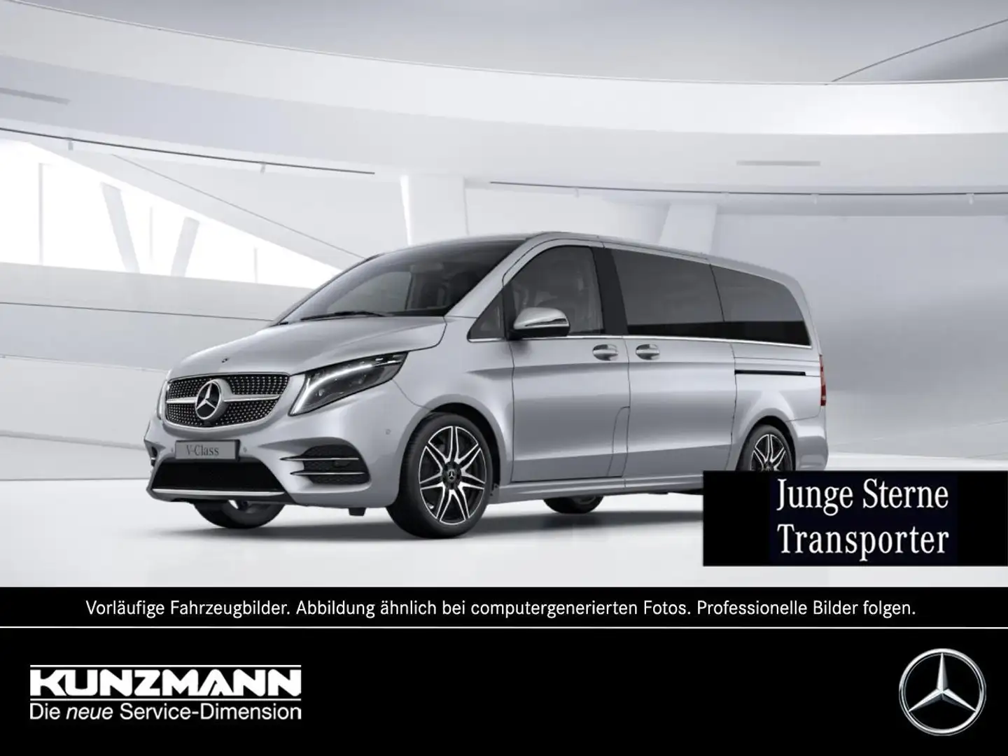 Mercedes-Benz V 300 d 4M lang Exclusive Edition AMG Panorama Silber - 1