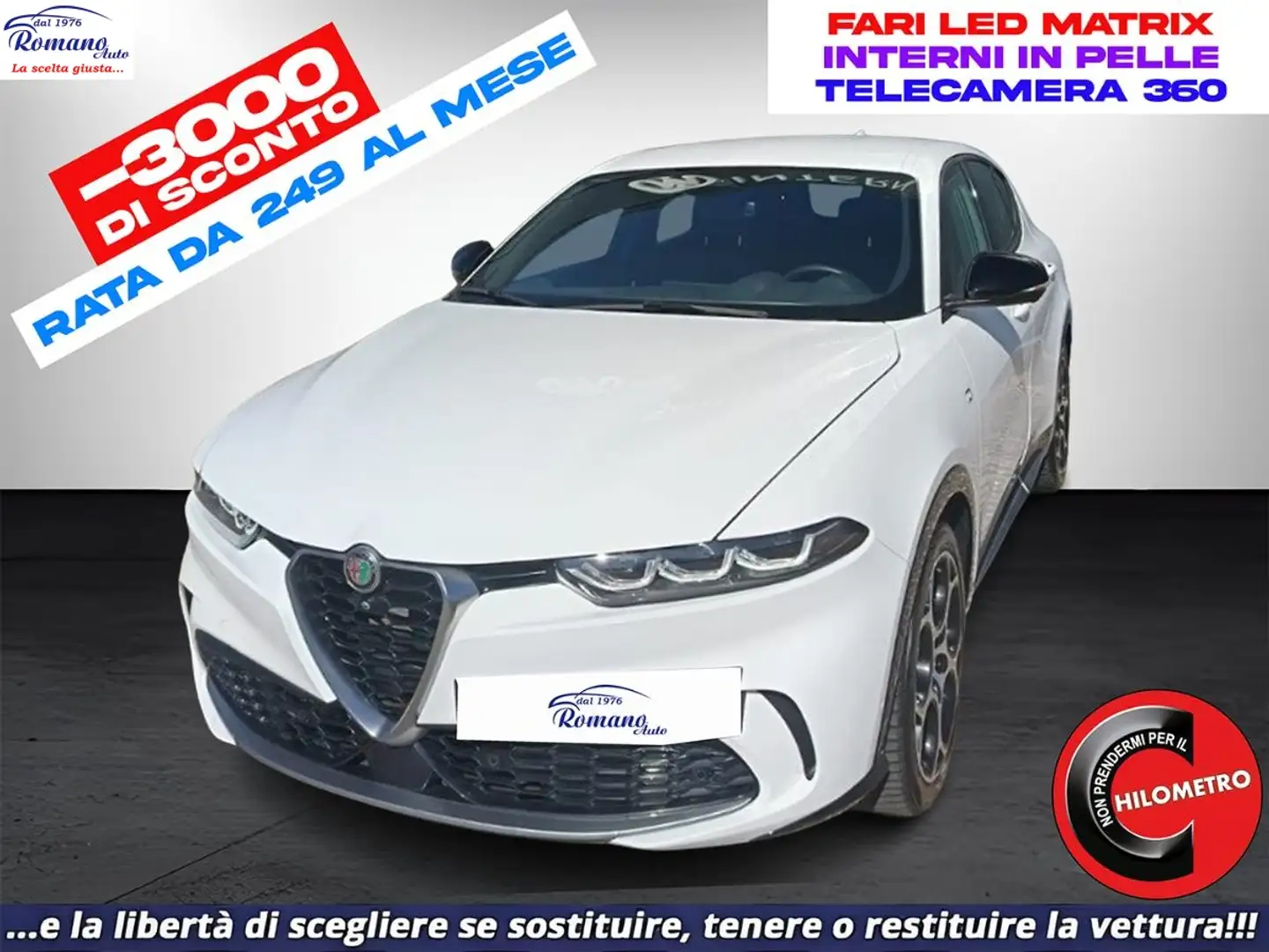 Alfa Romeo Tonale NEW ALFA ROMEO -  1.6 diesel 130 CV TCT6 Ti Blanc - 1