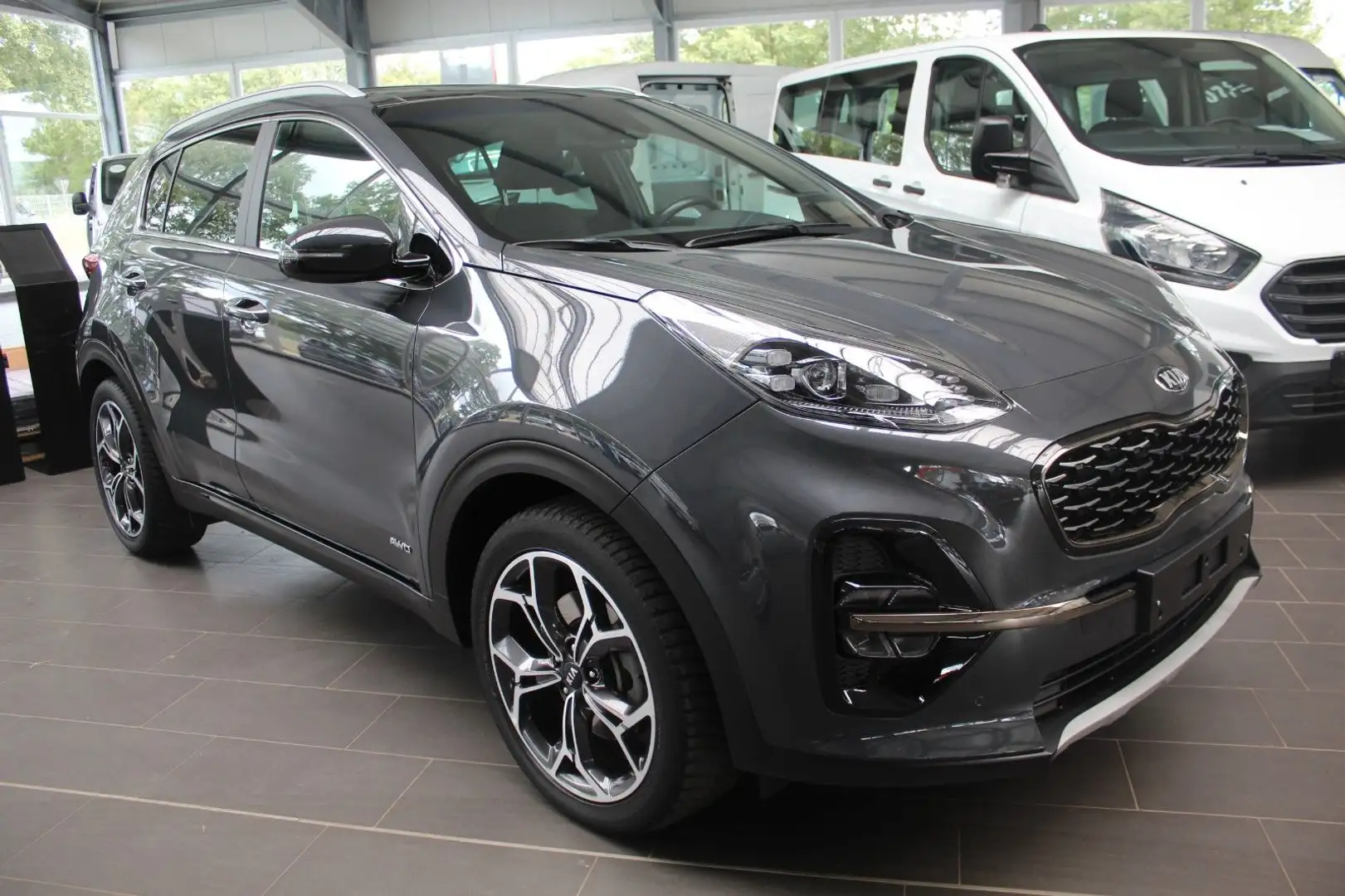 Kia Sportage 1.6 T-GDI GT Line 4WD Autom. (PANO) Gris - 1