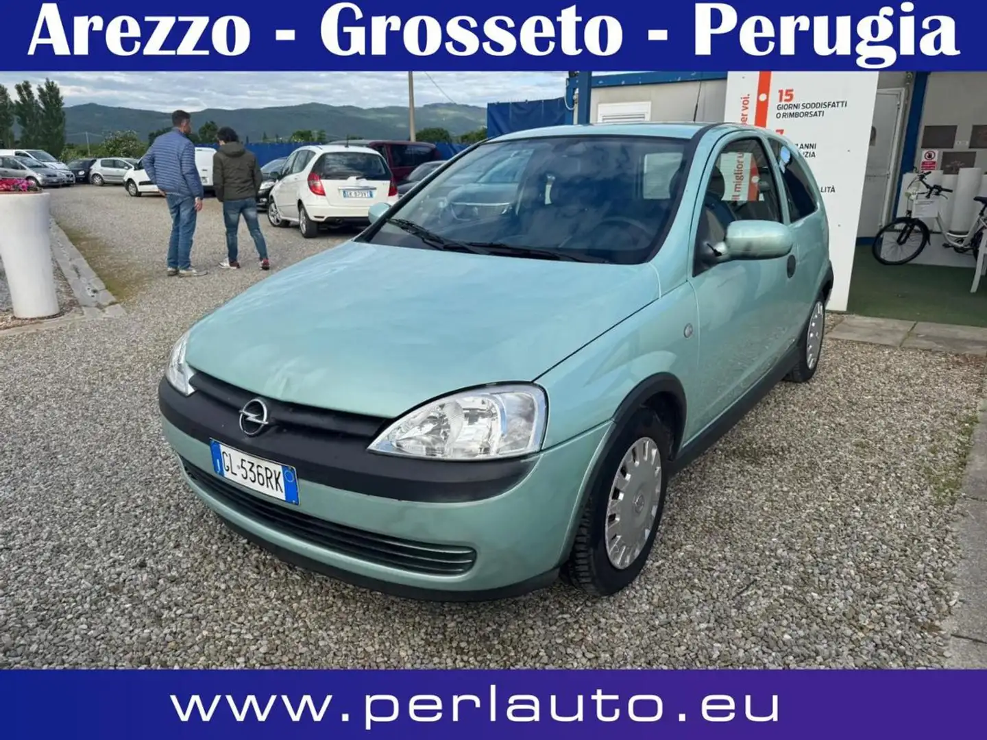 Opel Corsa 1.2i Cambio Automatico 3 porte Verde - 1