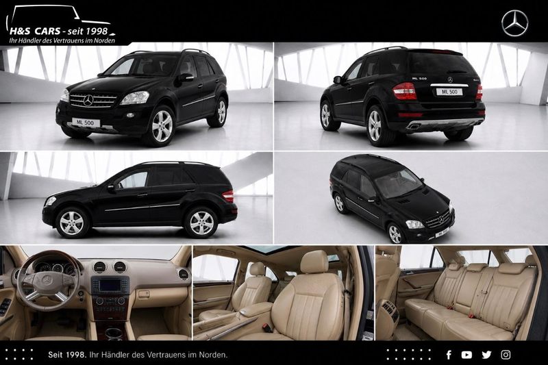 Mercedes-Benz ML 500 4MATIC 1.H UNIKAT LÜCKENLOS MB-SERVICE — photo 2
