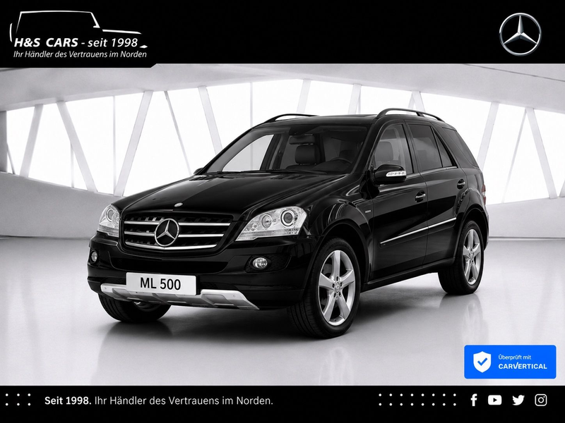 Mercedes-Benz ML 500 4MATIC 1.H UNIKAT LÜCKENLOS MB-SERVICE