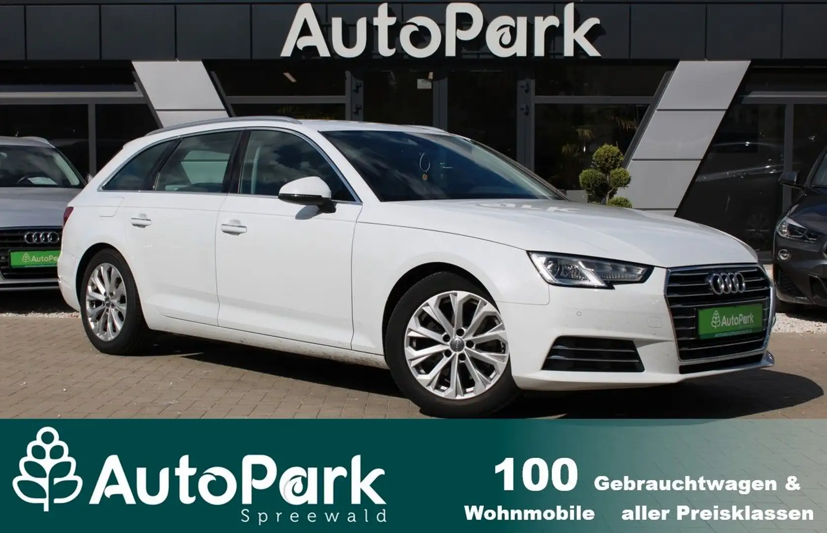 Audi A4 Avant design ultra Blanc - 1