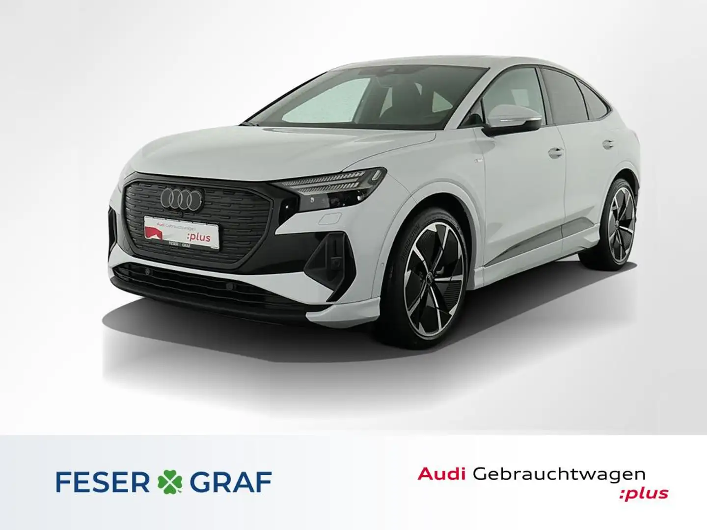 Audi Q4 e-tron Sportback e-tron 50 S Line Int Pano,Navi,Matrix,Le Weiß - 1