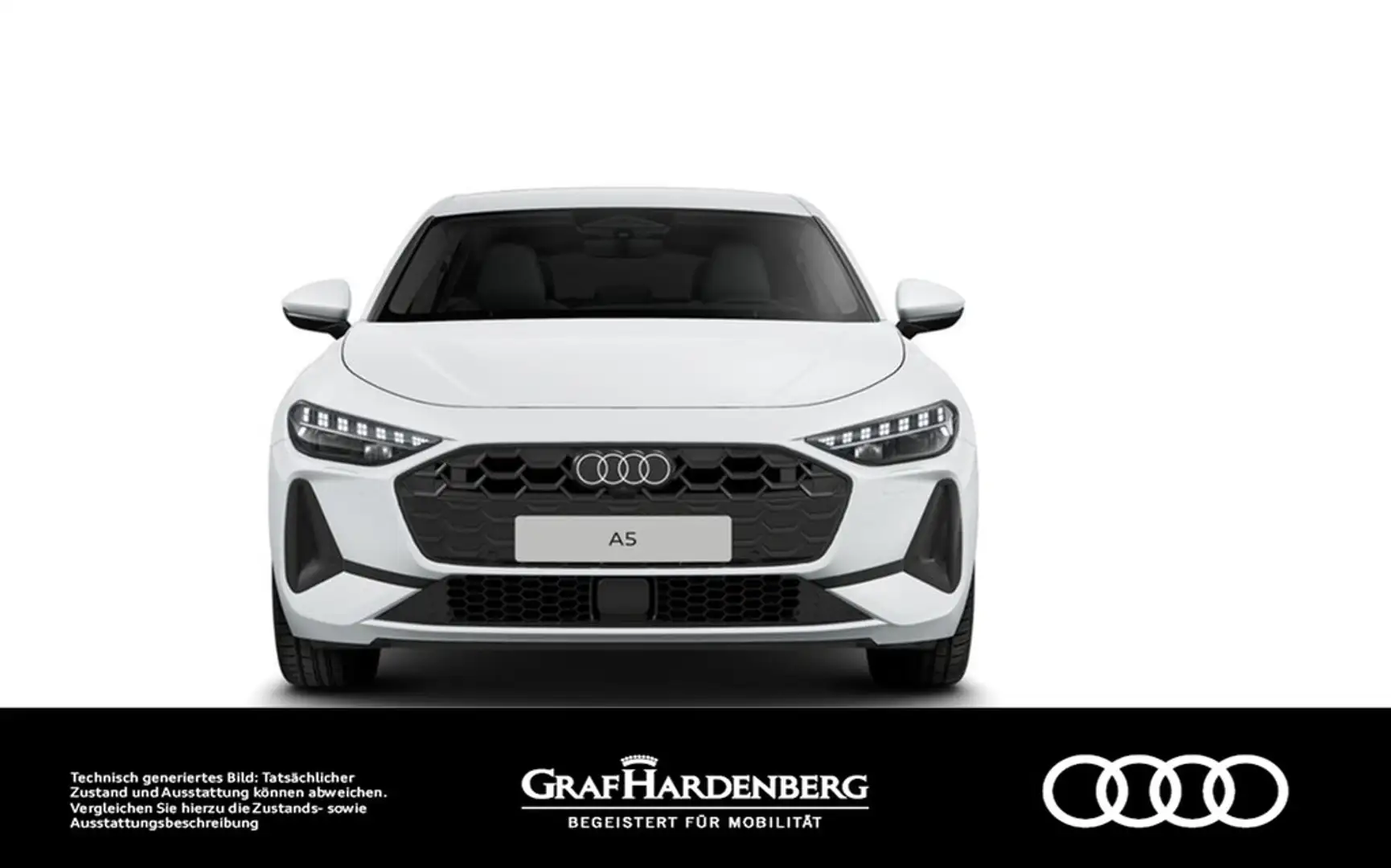 Audi A5 Lim. TFSI . Virt.Cockpit LED Navi AHK SHZ Weiß - 2