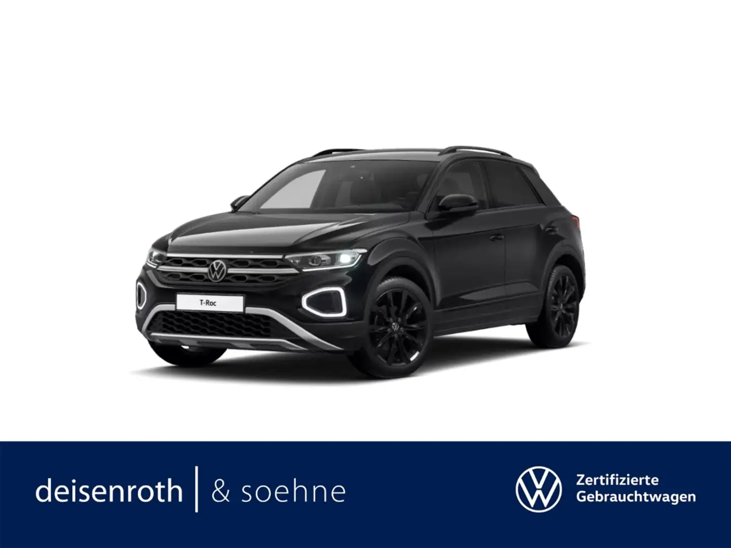Volkswagen T-Roc Style 2.0 TDI AHK/StHz/Nav/Kam/18''/EasyOpen/Assis Nero - 1